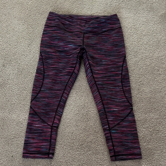 Zella Vibrant Striped Leggings size medium - Picture 1 of 6